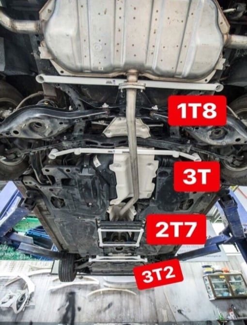 Thanh giằng ô tô ULTRA RACING - MAZDA 3 2015-2019