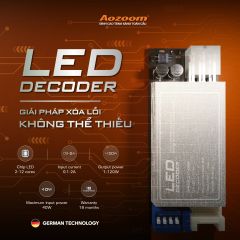 Bộ Giải Mã LED Aozoom 120W – Cho Đèn 2–12 Nhân LED
