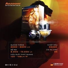 Bi LED Aozoom Lion King – Chân Xoáy