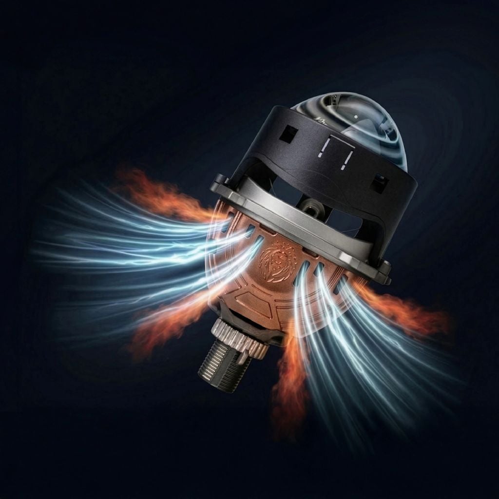 Bi LED Aozoom Lion King Pro – Đèn Bi Pha Ô Tô