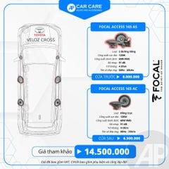 Độ loa ô tô Toyota Veloz Cross (6 loa)