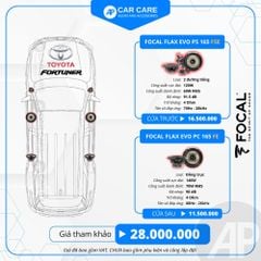 Độ loa ô tô Toyota Fortuner (6 loa - 11 loa)