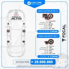Độ loa ô tô Toyota Corolla Altis (6 loa)