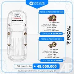 Độ loa ô tô Toyota Fortuner (6 loa - 11 loa)