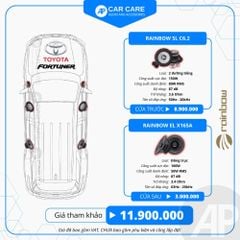 Độ loa ô tô Toyota Fortuner (6 loa - 11 loa)