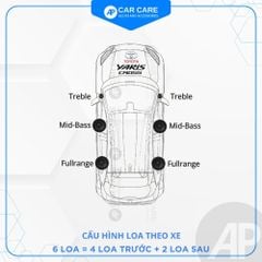 Độ loa ô tô Toyota Yaris Cross (6 loa)