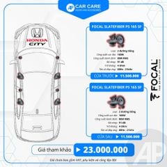 Độ loa ô tô Honda City 2025 (8 loa)