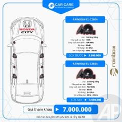 Độ loa ô tô Honda City 2025 (8 loa)