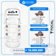 Độ loa ô tô KIA Sportage 2025 (6 loa - 8 loa)