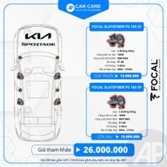 Độ loa ô tô KIA Sportage 2025 (6 loa - 8 loa)