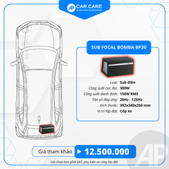 Loa SUB điện ô tô Focal Bomba BP20