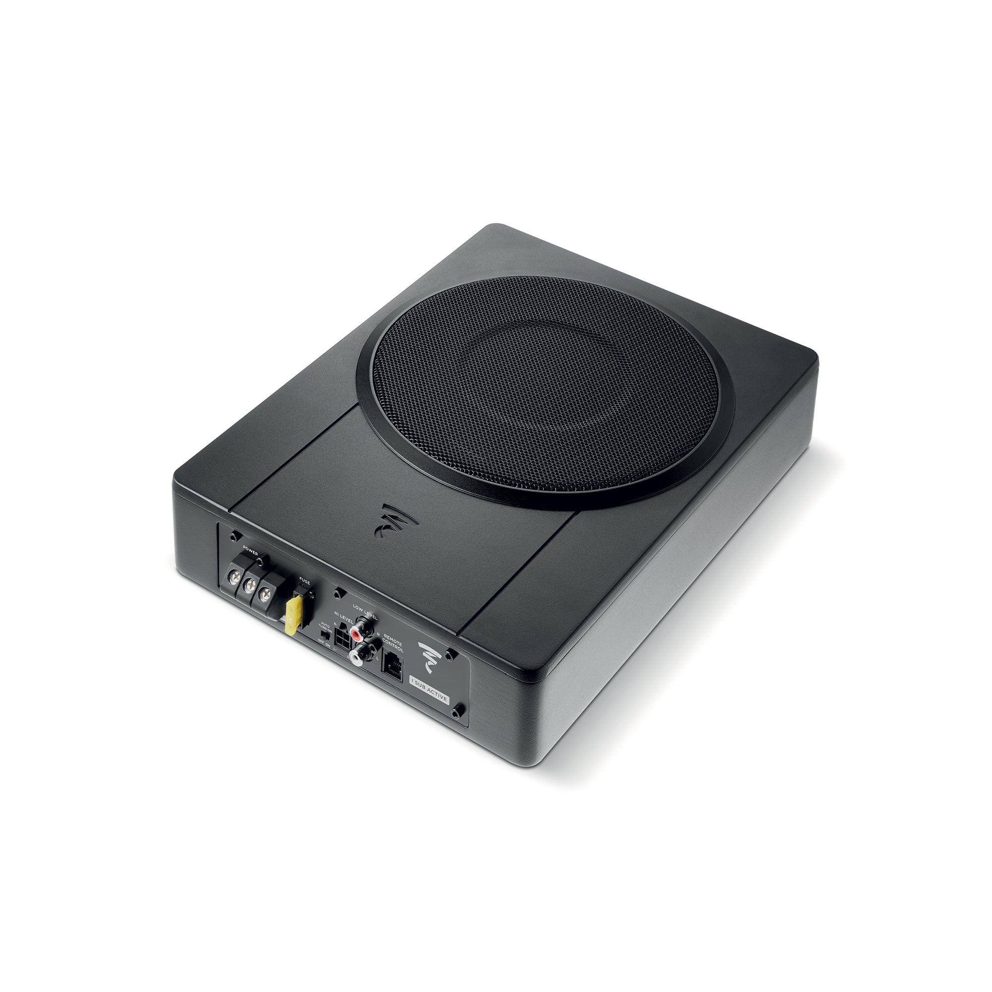 Sub điện Focal Isub Active hộp mỏng 63 mm đặt gầm ghế Mazda6 2.0 Luxury