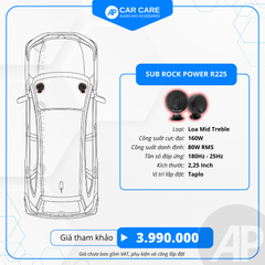 Loa taplo ô tô toàn dải Rock Power R225