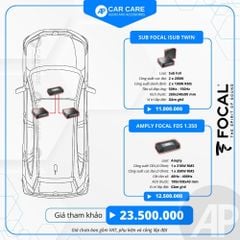 Loa SUB hơi ô tô Focal Isub Twin