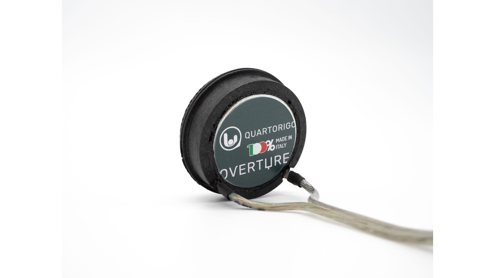 Mặt sau tweeter Quartorigo Overture với nhãn Made in Italy