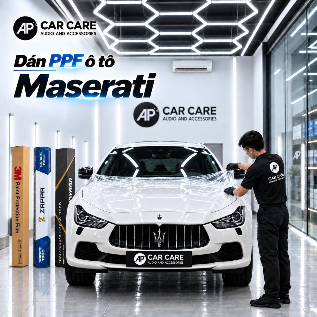 Dán PPF xe Maserati (Ghibli / Levante / Quattroporte)