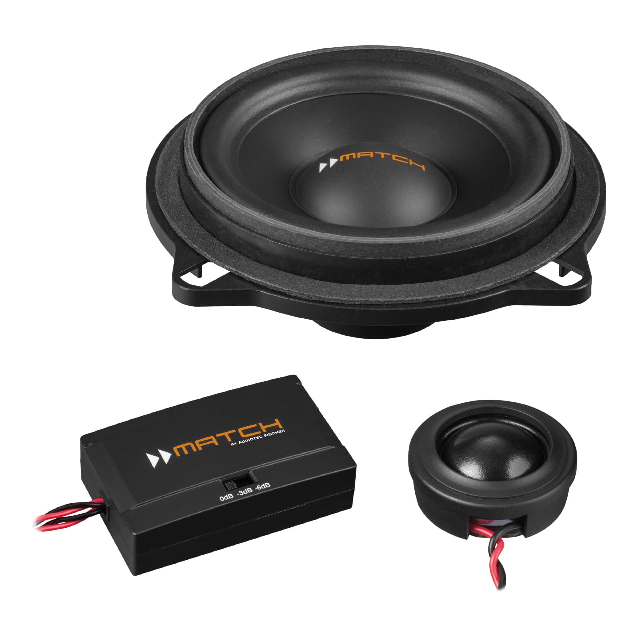 Bộ loa 2 way BMW Match UP C42BMW-FRT.1 đầy đủ treble, mid bass và phân tần