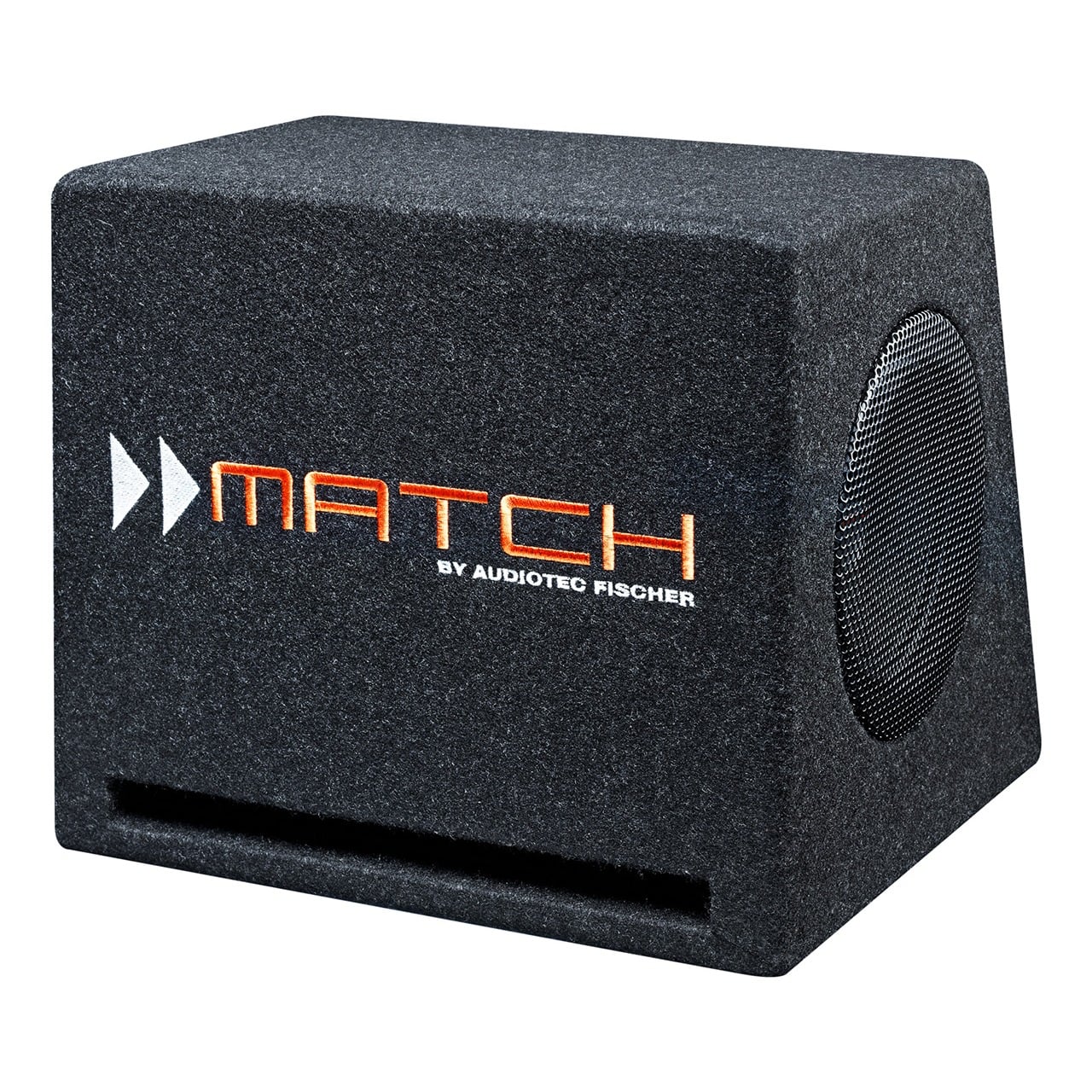 Thùng sub hơi ô tô Match PP 7E-D hai loa 6,5 inch góc nghiêng