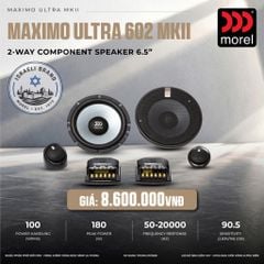 Loa Cánh Ô Tô Morel Maximo Ultra 602 MKII 2 Way 6.5 Inch