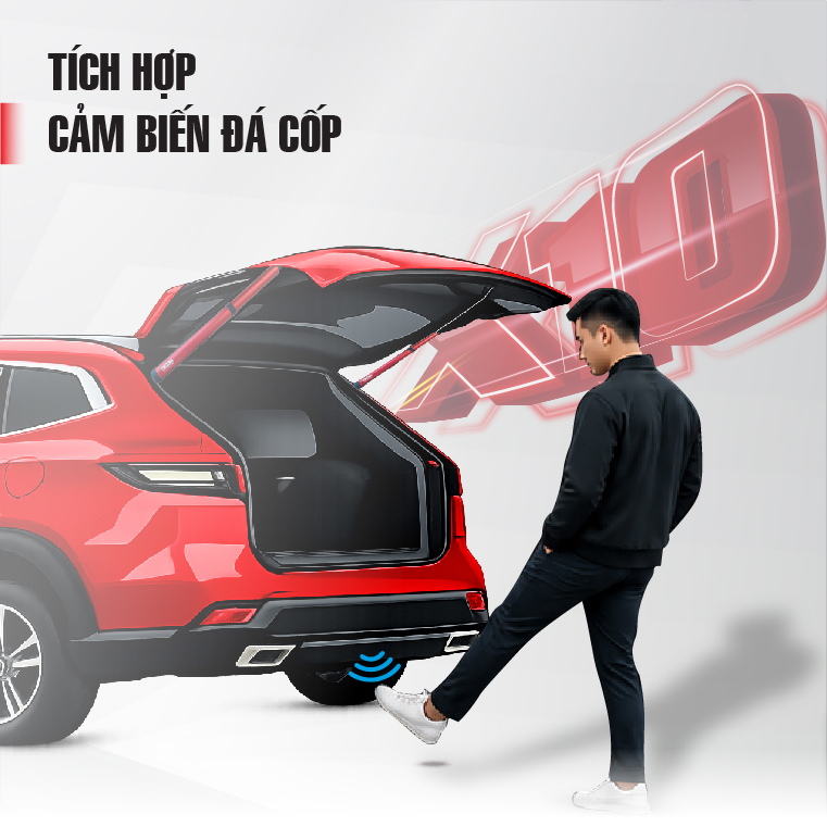 Cảm biến đá cốp tích hợp trong bộ cốp điện MCD91
