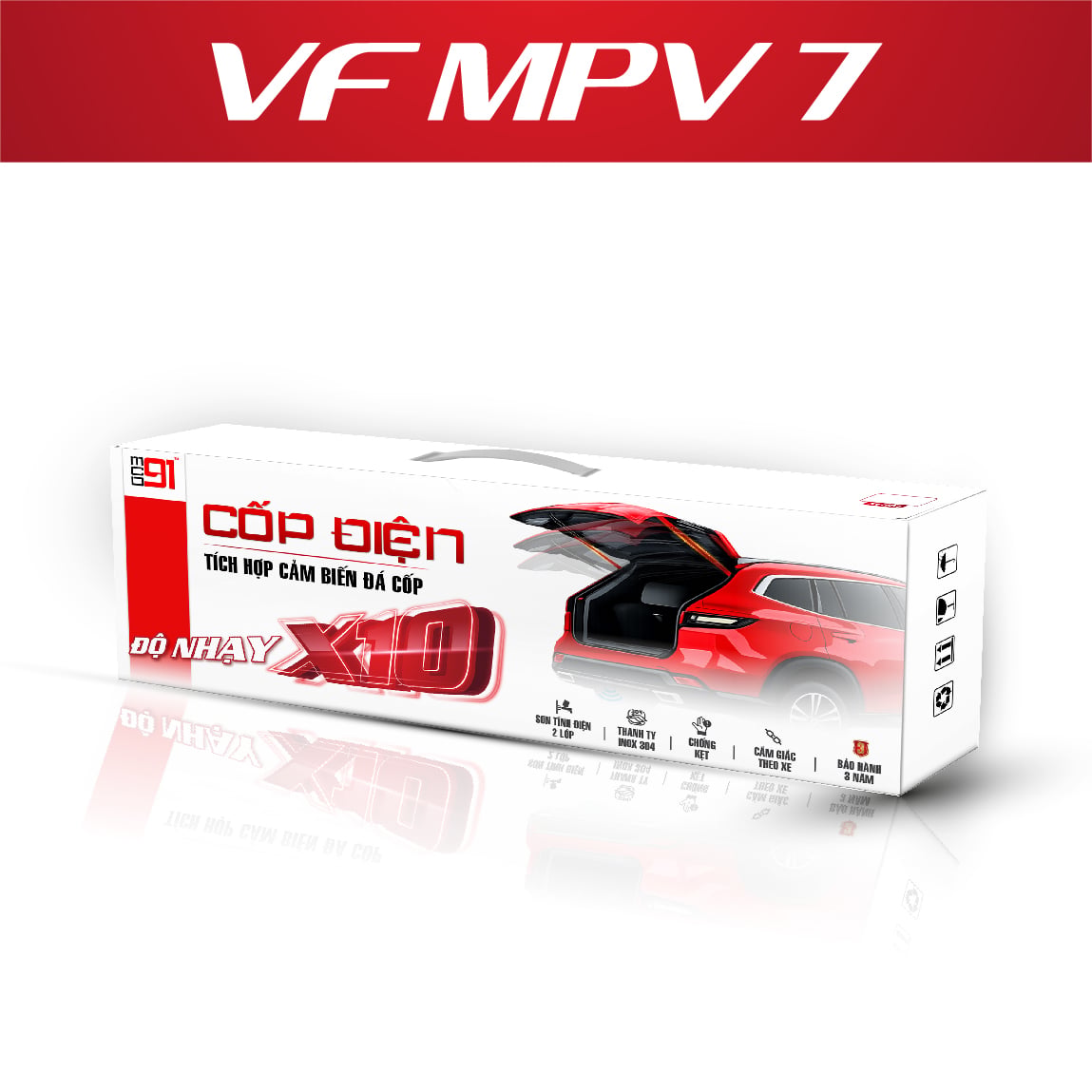 Cốp điện MCD91 bản dành cho VinFast VF MPV7