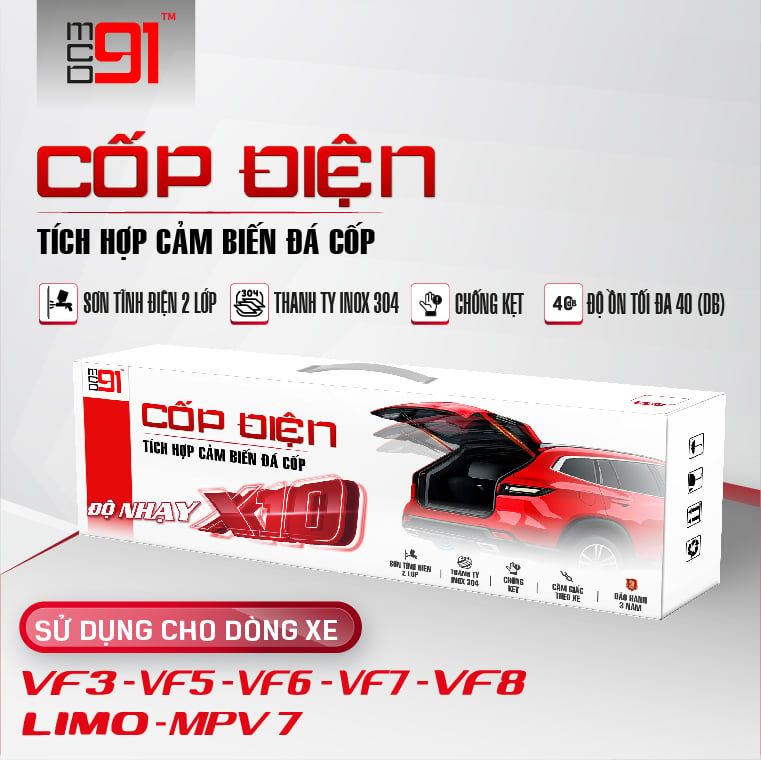 Cốp Điện MCD91 VinFast VF MPV7 Kèm Đá Cốp