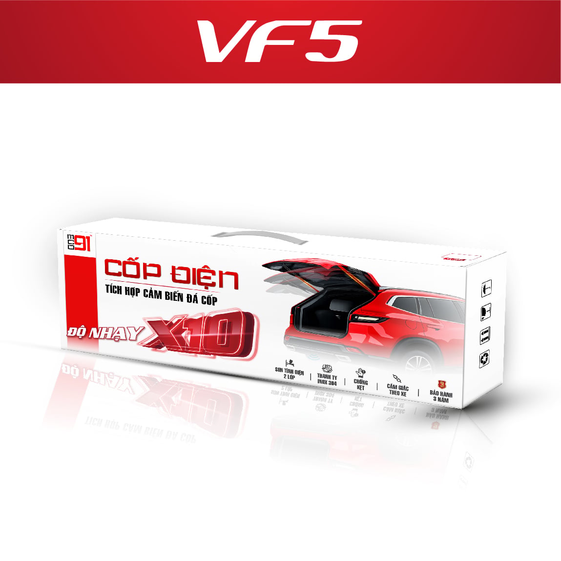 Cốp điện MCD91 bản dành cho VinFast VF5