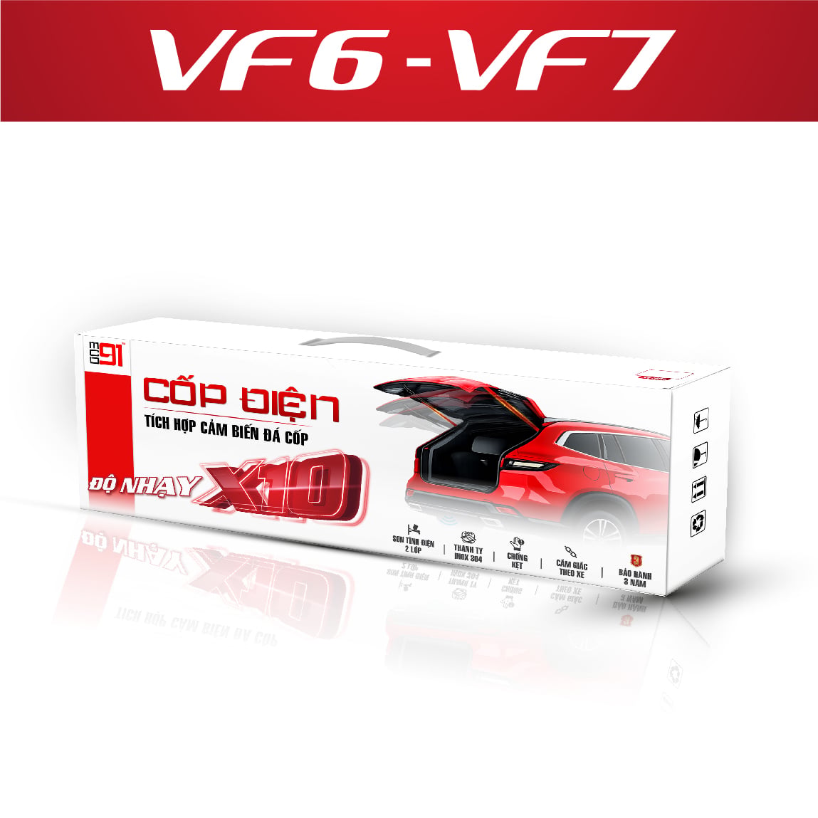 Hộp cốp điện MCD91 dành cho VinFast VF6 và VF7