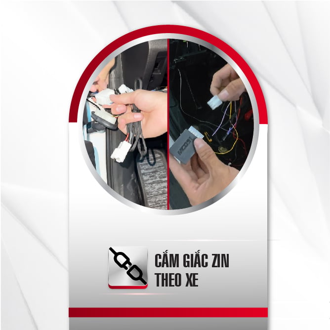 Cắm giắc theo xe khi lắp gập gương MCD91 cho Limo Green