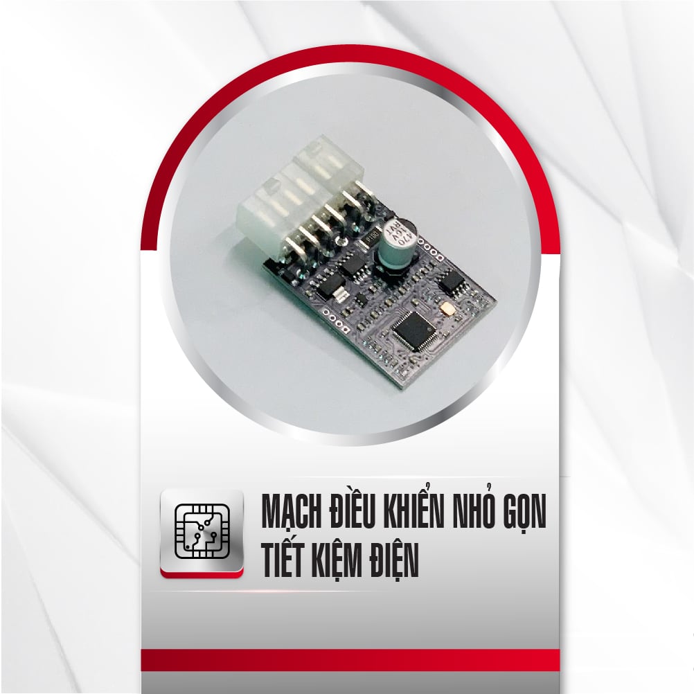 Mạch điều khiển gập gương MCD91 bo FR4 nhỏ gọn