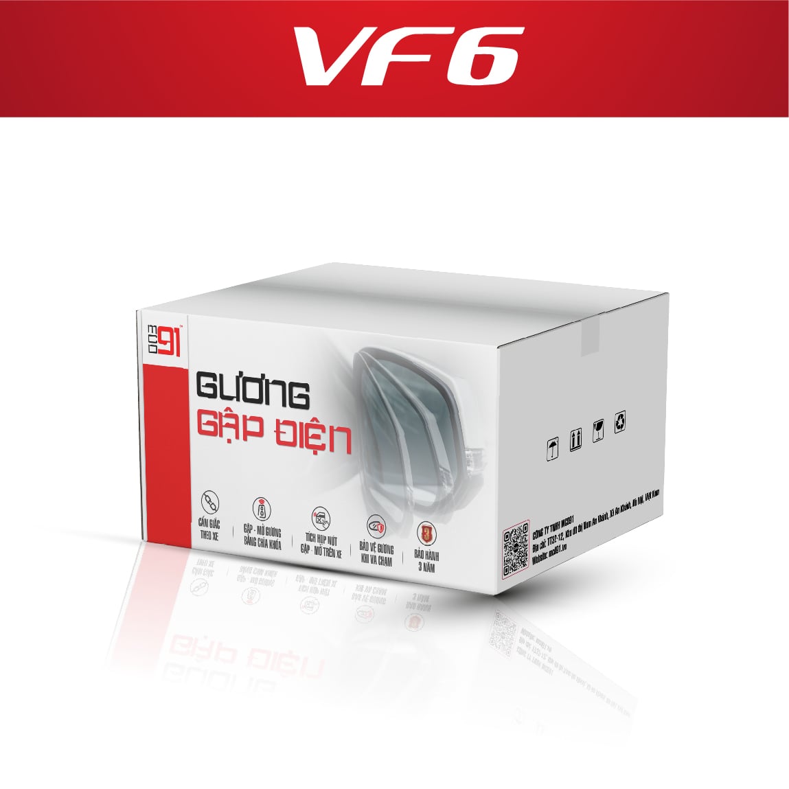 Gập gương điện MCD91 bản dành cho VinFast VF6