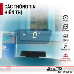 HUD Ô Tô MCD91 Mazda CX-5 Hiển Thị Kính Lái