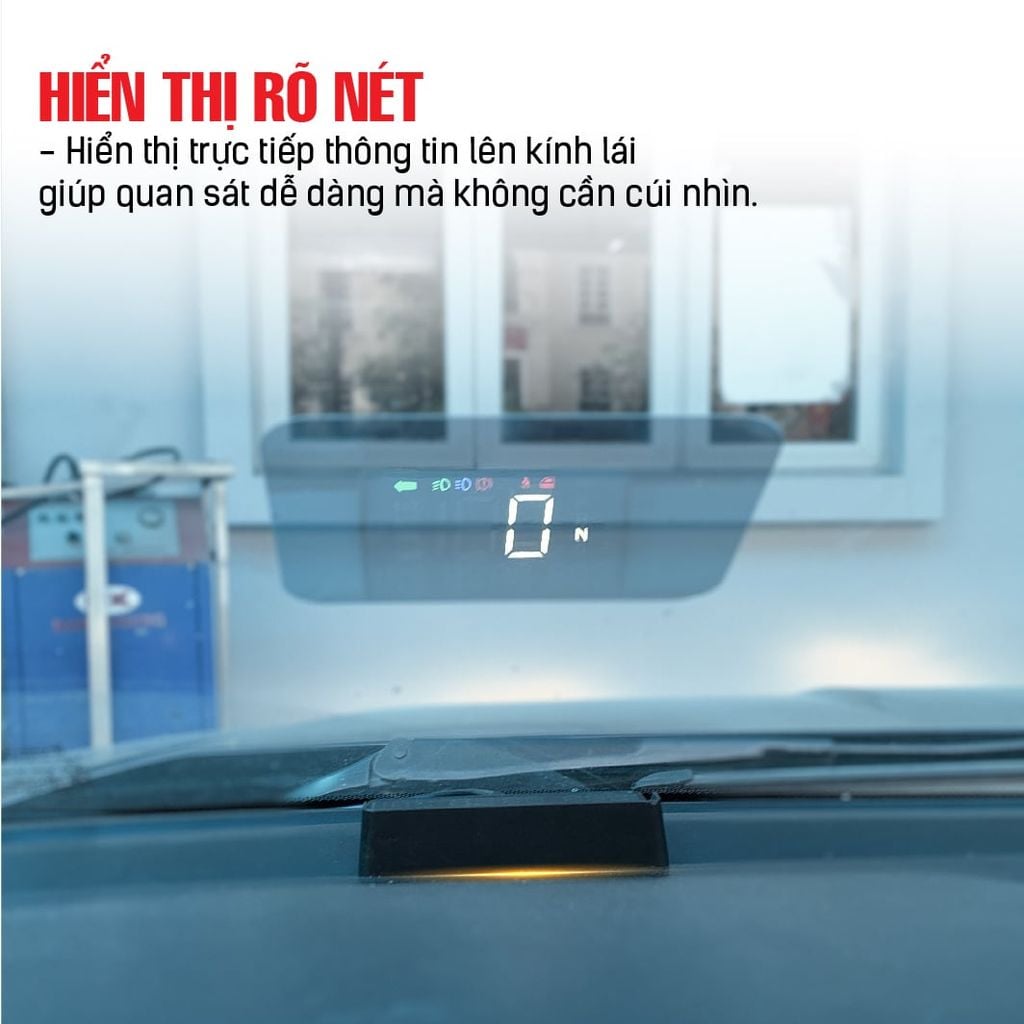 HUD Ô Tô MCD91 VinFast Limo Green Hiển Thị Kính Lái
