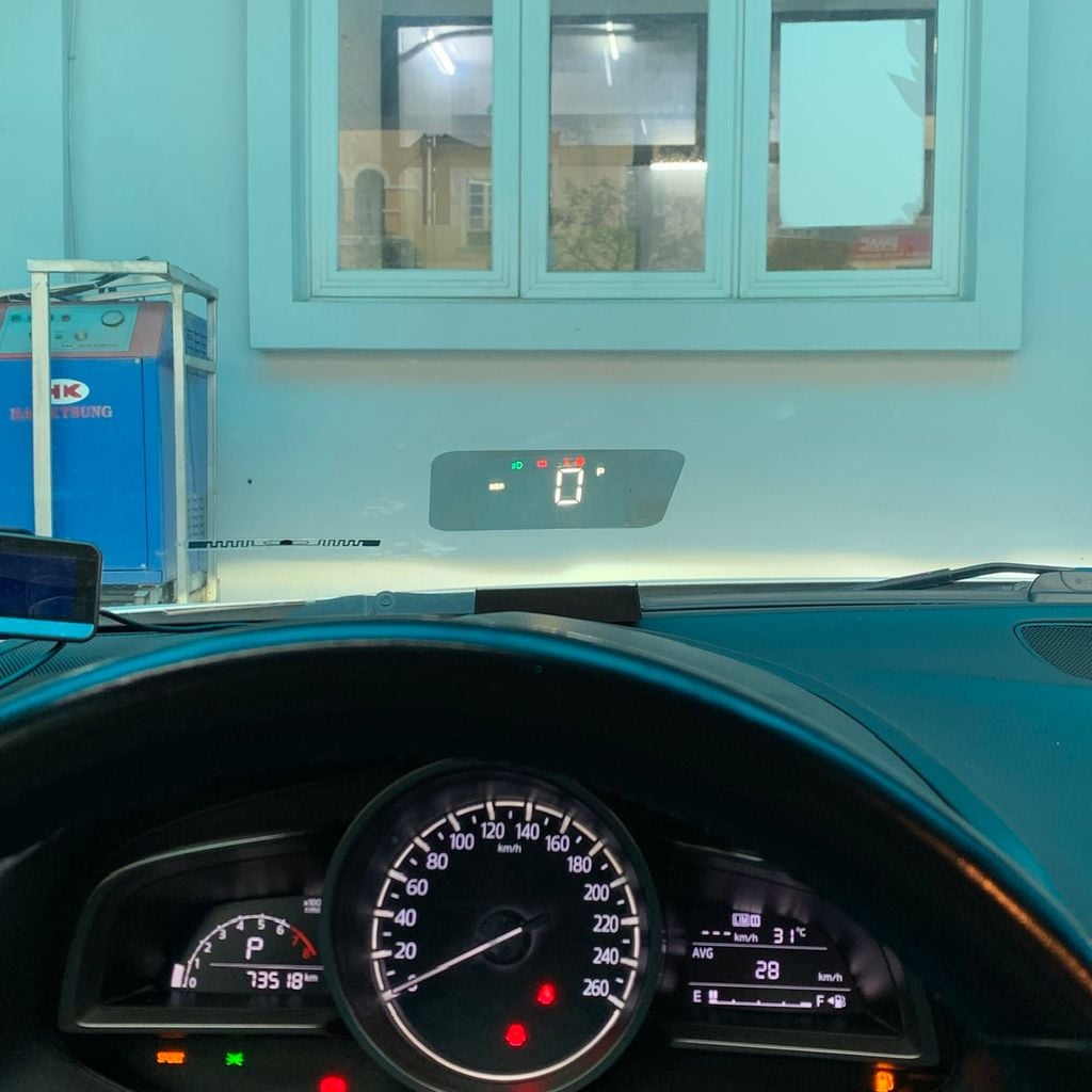 HUD Ô Tô MCD91 Mazda 3 2015–2019 Hiển Thị Kính Lái