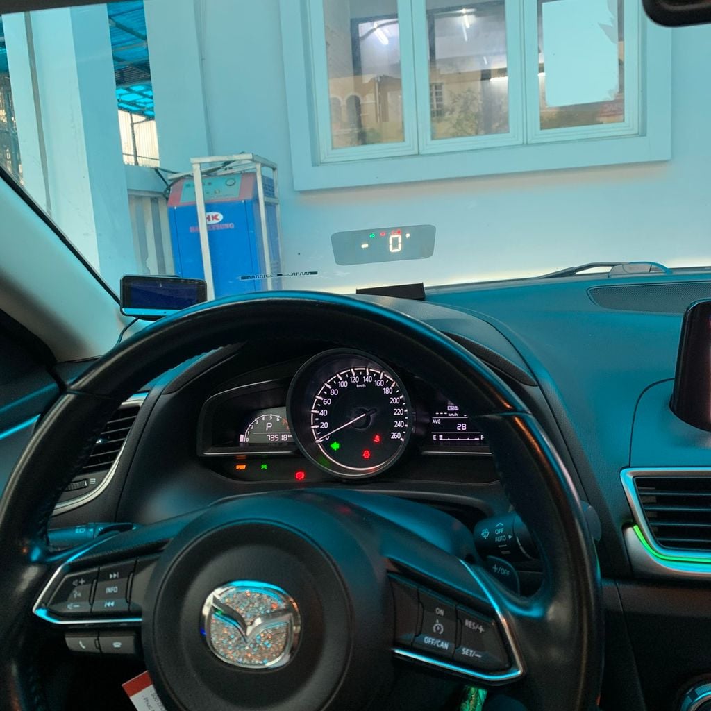 HUD Ô Tô MCD91 Mazda 3 2015–2019 Hiển Thị Kính Lái
