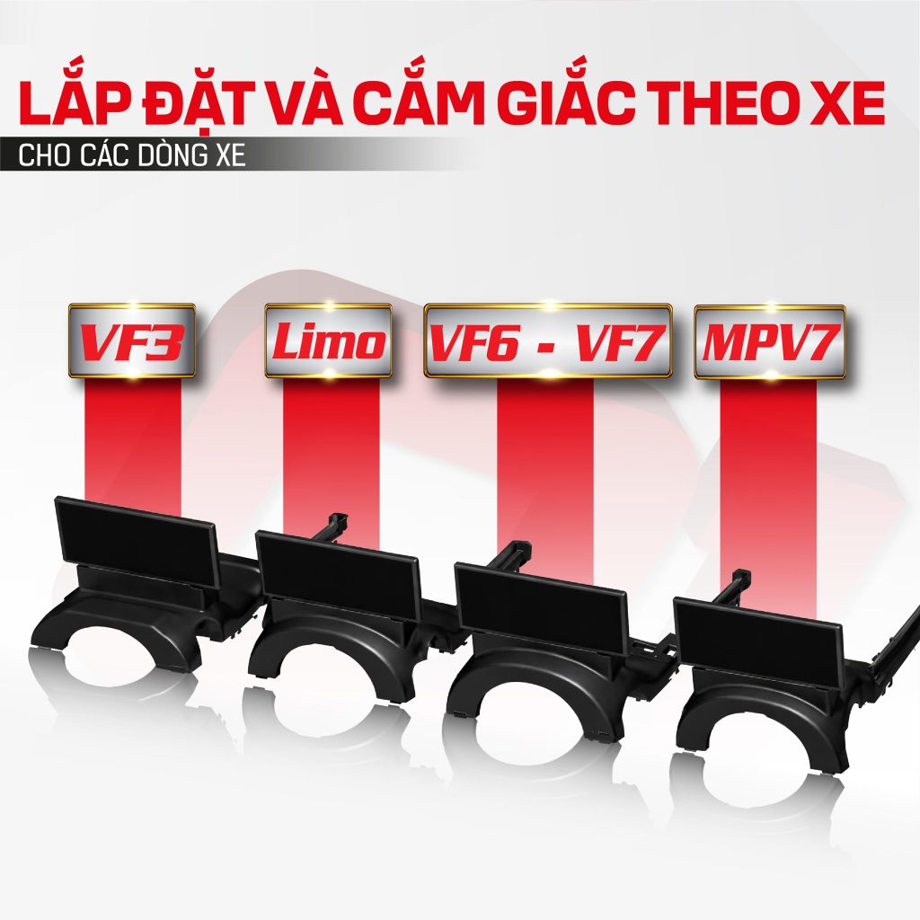 Màn Hình Sau Vô Lăng MCD91 VinFast Limo Green IPC 6.2 Inch