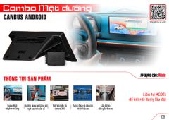 Mặt Dưỡng Android MCD91 VinFast Minio Green 12.3 Inch Kèm Canbus