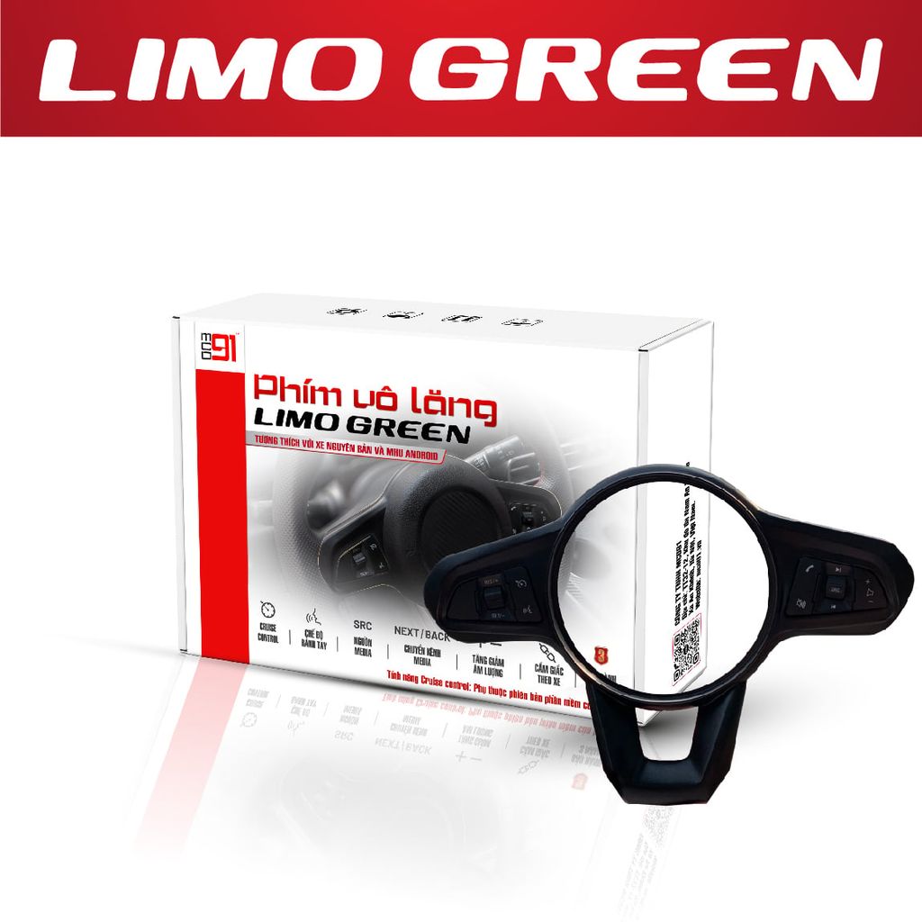 Phím Vô Lăng MCD91 VinFast Limo Green V2 Cruise Control