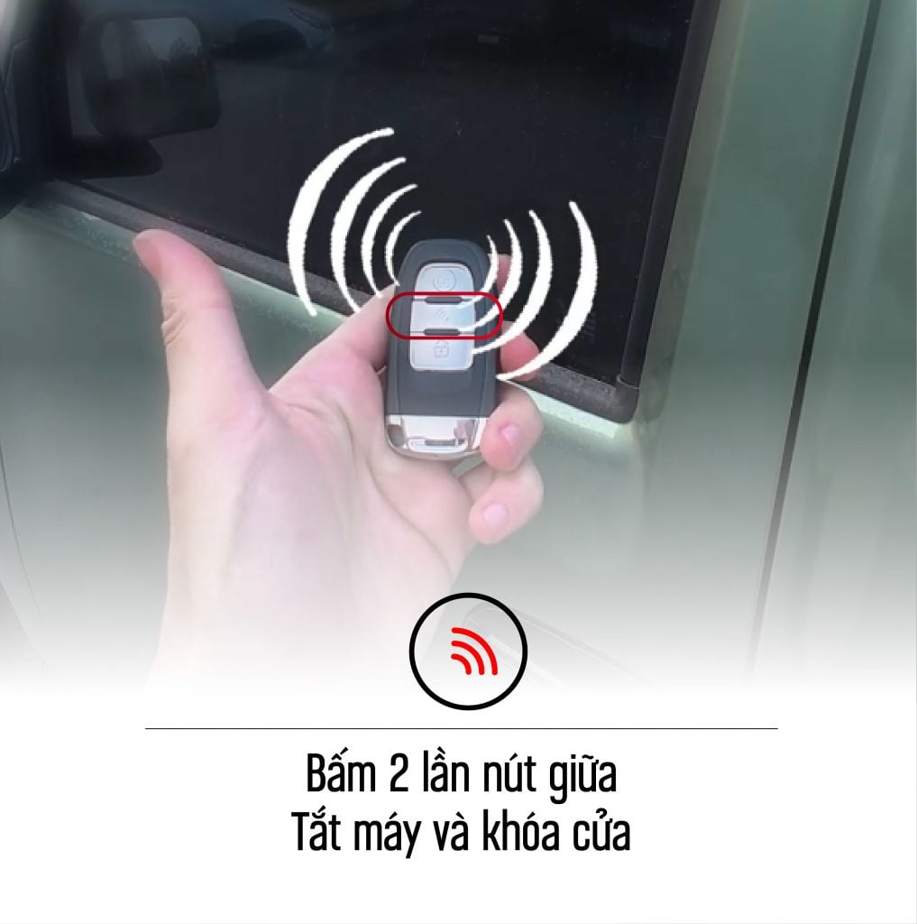 Smartkey Ô Tô MCD91 VinFast EC Van Đạp Phanh Khởi Động