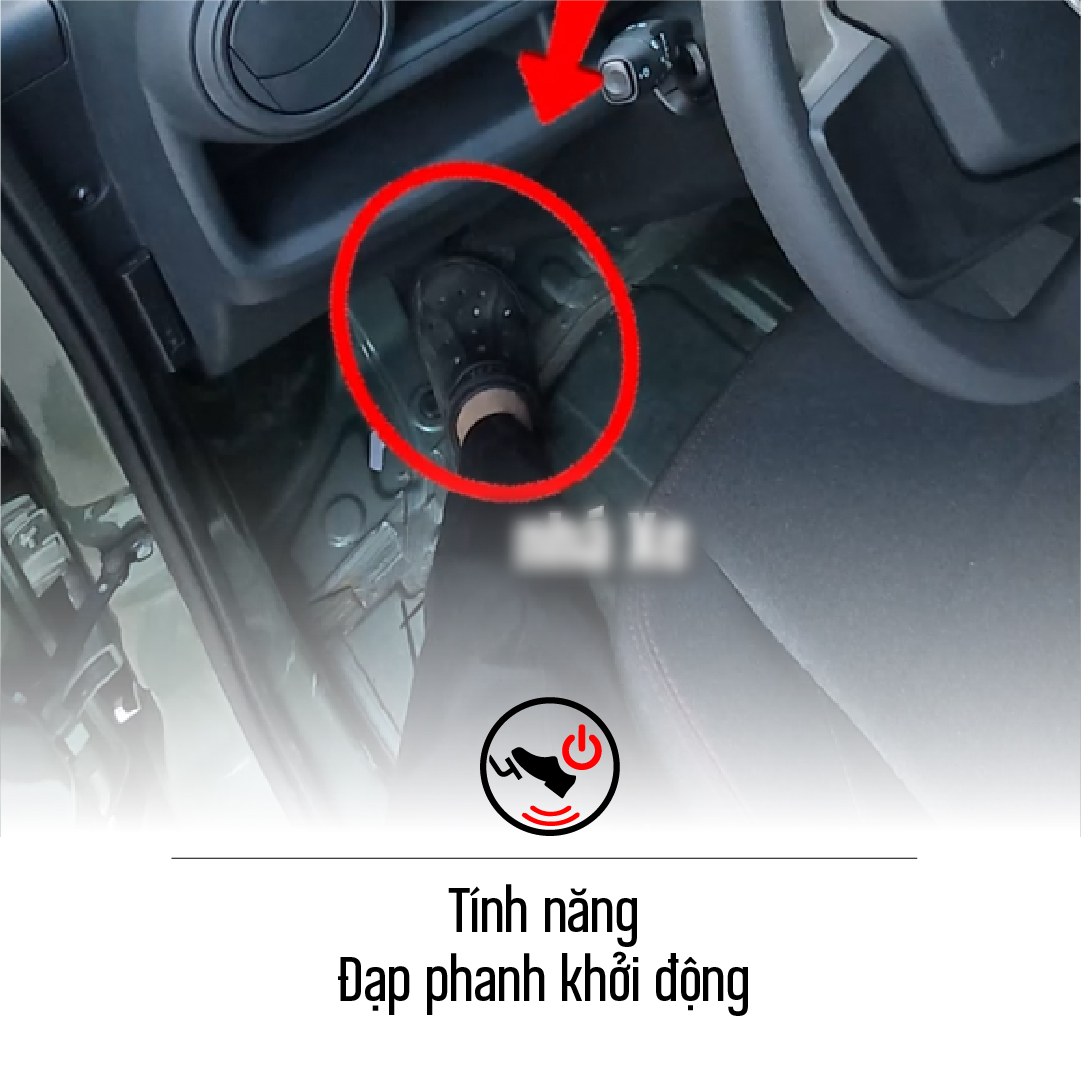 Đạp phanh khởi động EC Van khi có smartkey MCD91