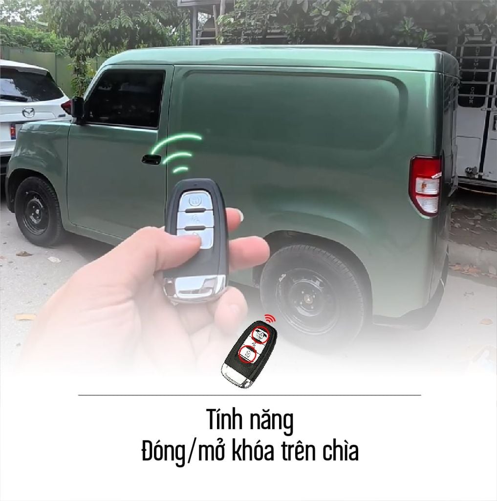 Smartkey Ô Tô MCD91 VinFast EC Van Đạp Phanh Khởi Động