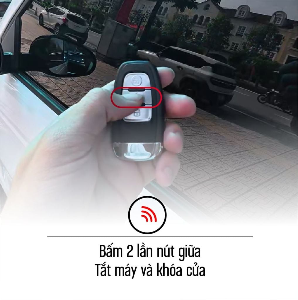 Smartkey Ô Tô MCD91 VinFast Minio Green Đến Gần Tự Mở