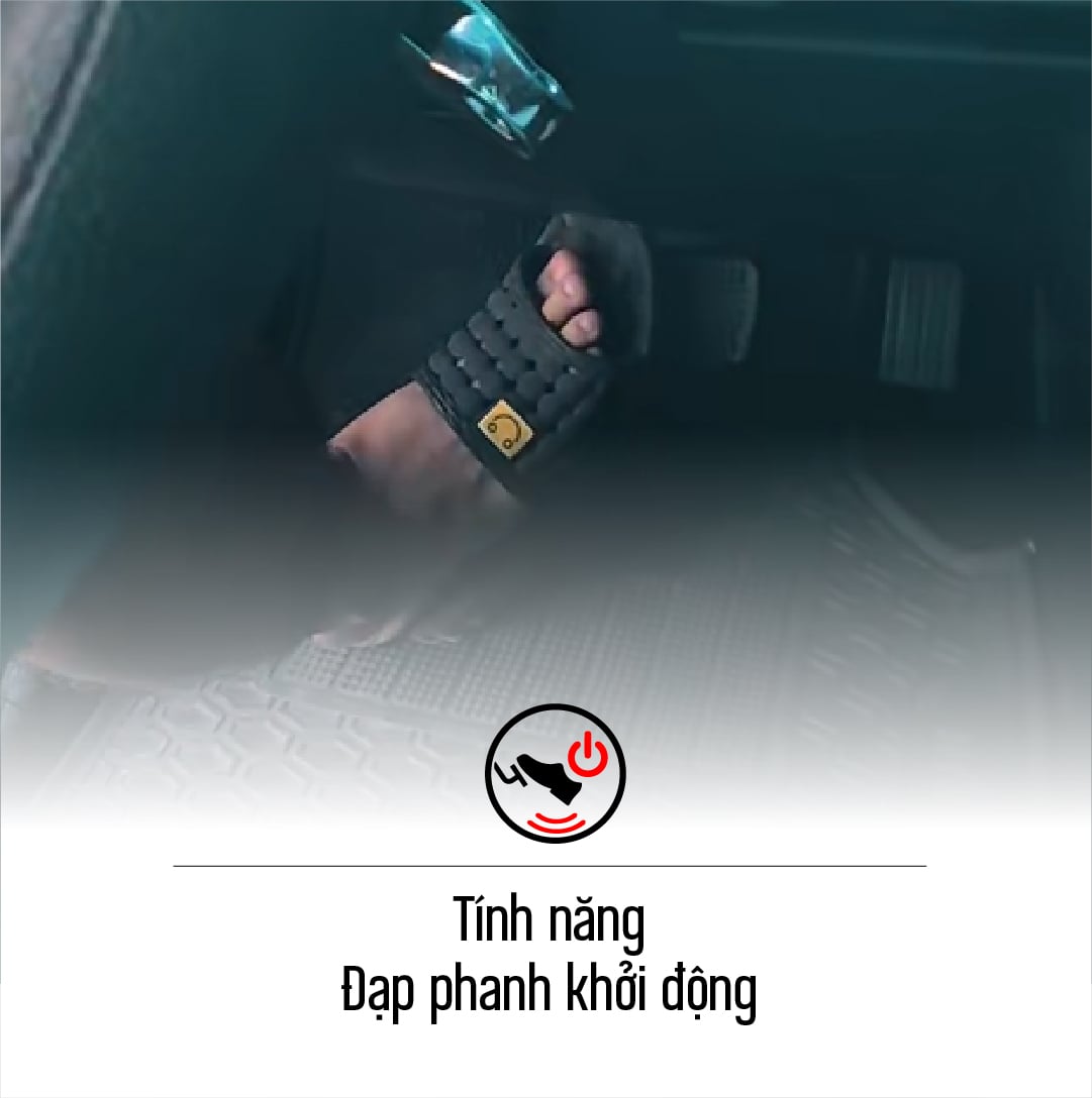 Đạp phanh để khởi động Minio Green với smartkey