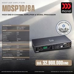 Amply Tích Hợp DSP Ô Tô Morel MDSP10/8A 8 Kênh