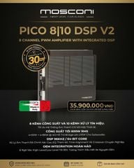 Amply Tích Hợp DSP Ô Tô Mosconi PICO 8|10 DSP V2 8 Kênh