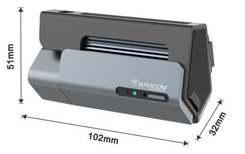 Kích thước Navicom J247 Pro 4K 102 x 51 x 32 mm