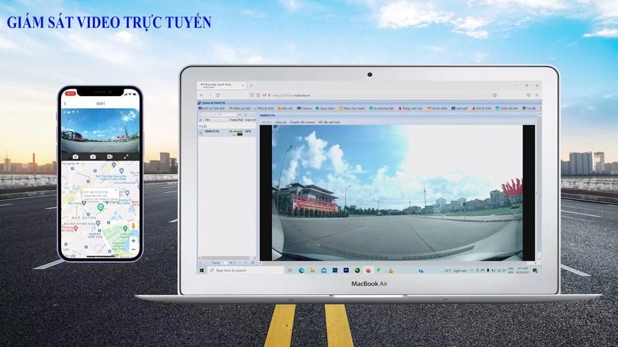Camera Hành Trình Ô Tô Navicom J247 Pro 3 Kênh 4G GPS