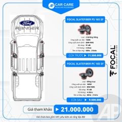 Độ loa ô tô Ford Ranger 2025 (6 loa)