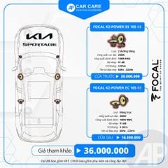 Độ loa ô tô KIA Sportage 2025 (6 loa - 8 loa)