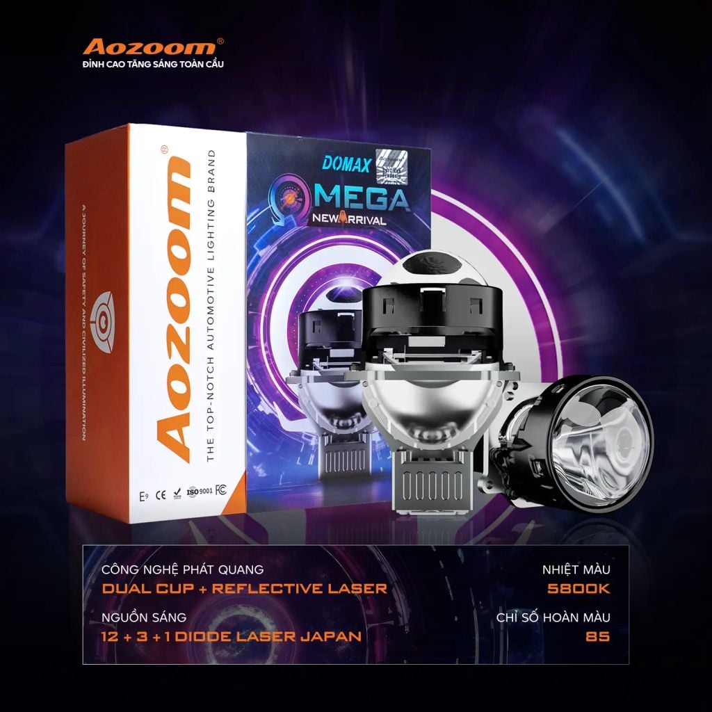 Bi Laser Aozoom Omega 2025 79W – Dual Cup